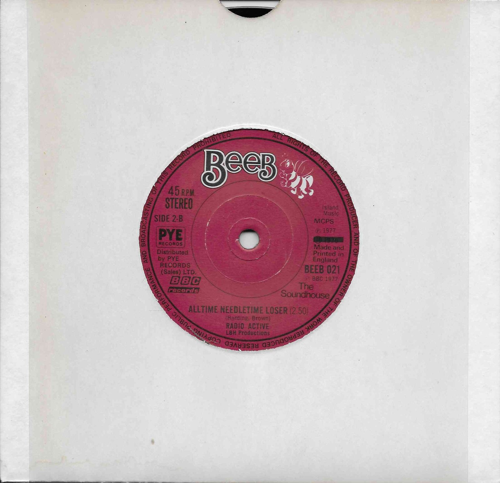 Back cover of BEEB 021